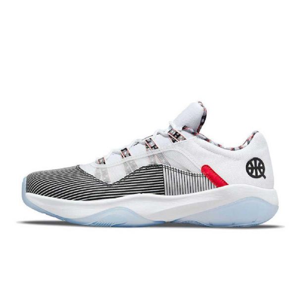 Nike Air Jordan 11 cmft Low Tops Quai 54 Sko Til Mænd Hvid Sort