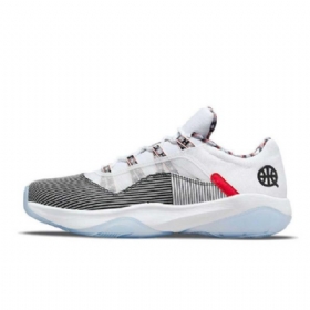 Nike Air Jordan 11 cmft Low Tops Quai 54 Sko Til Mænd Hvid Sort