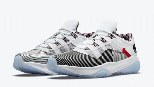 Nike Air Jordan 11 cmft Low Tops Quai 54 Sko Til Mænd Hvid Sort