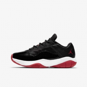 Nike Air Jordan 11 cmft Low Tops Sko Til Børn Sort Rød Hvid