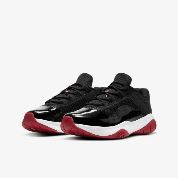 Nike Air Jordan 11 cmft Low Tops Sko Til Børn Sort Rød Hvid