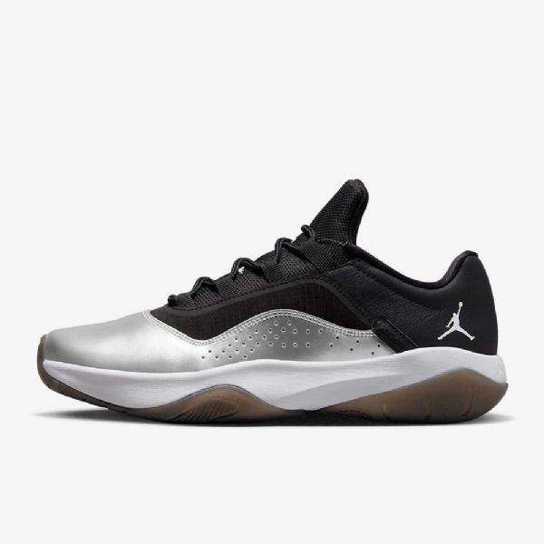 Nike Air Jordan 11 cmft Low Tops Sko Til Damer Sort Hvid Sølv