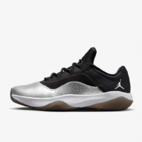 Nike Air Jordan 11 cmft Low Tops Sko Til Damer Sort Hvid Sølv