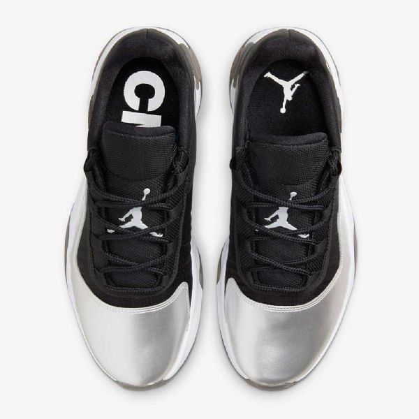 Nike Air Jordan 11 cmft Low Tops Sko Til Damer Sort Hvid Sølv