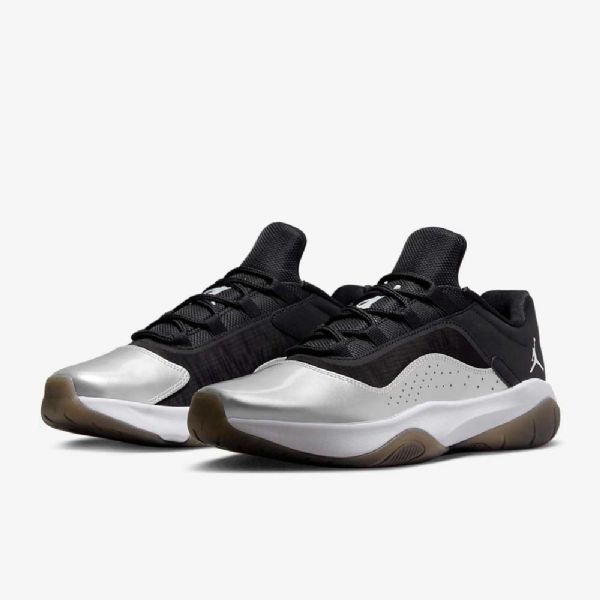 Nike Air Jordan 11 cmft Low Tops Sko Til Damer Sort Hvid Sølv