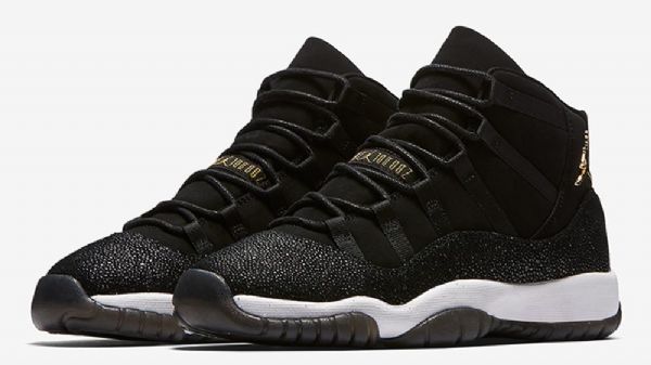 Nike Air Jordan 11 Heiress Sko Til Mænd Sort Guld