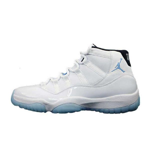Nike Air Jordan 11 Legend Sko Til Mænd Hvid Blå