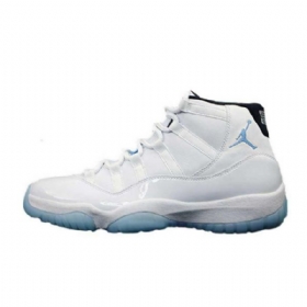 Nike Air Jordan 11 Legend Sko Til Mænd Hvid Blå