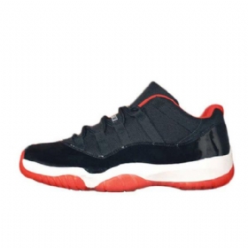 Nike Air Jordan 11 Low Tops Brede Sko Til Mænd Sort