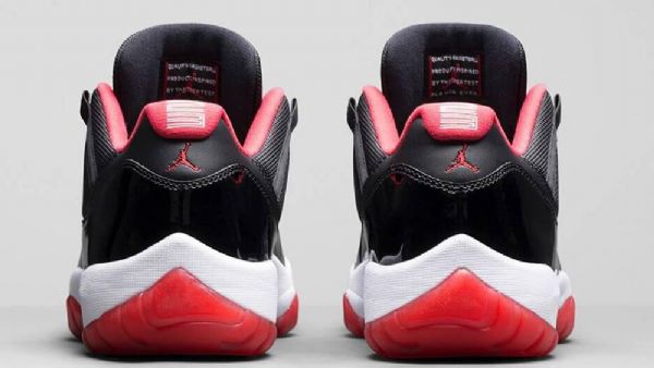 Nike Air Jordan 11 Low Tops Brede Sko Til Mænd Sort