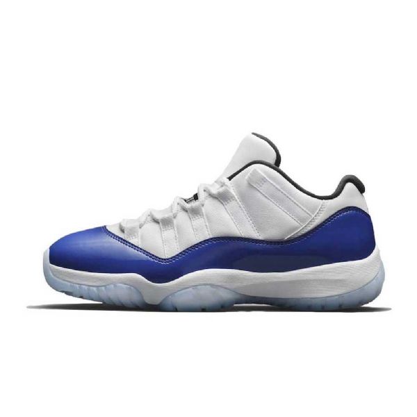 Nike Air Jordan 11 Low Tops Concord Sko Til Mænd Hvid Blå