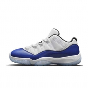 Nike Air Jordan 11 Low Tops Concord Sko Til Mænd Hvid Blå