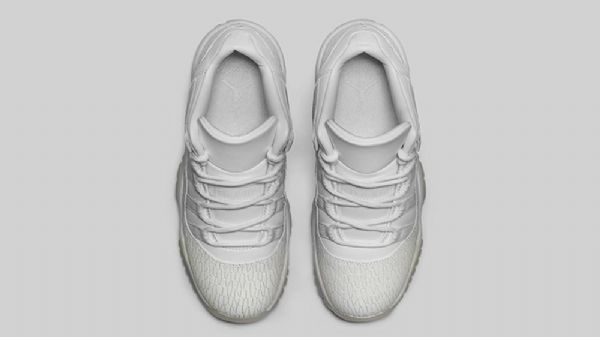 Nike Air Jordan 11 Low Tops Heires Sko Til Mænd Hvid