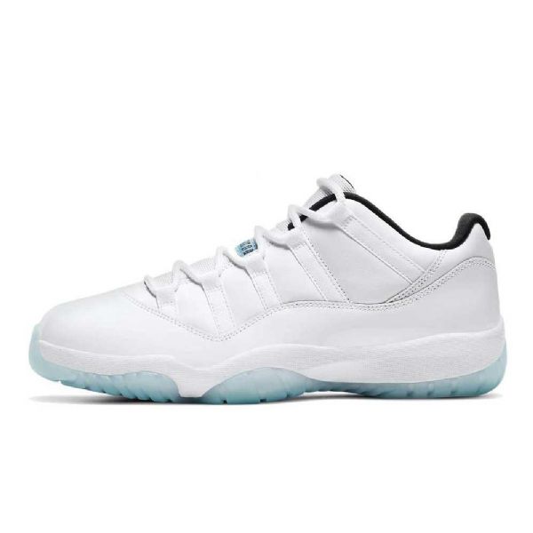 Nike Air Jordan 11 Low Tops Legend Sko Til Mænd Hvid Blå