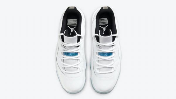 Nike Air Jordan 11 Low Tops Legend Sko Til Mænd Hvid Blå