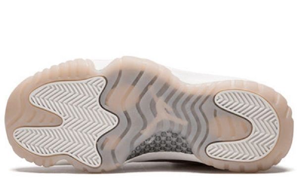 Nike Air Jordan 11 Low Tops Retro Basketball Sko Til Damer Lyserød Guld