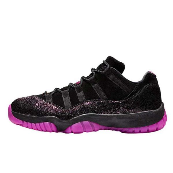 Nike Air Jordan 11 Low Tops Rook To Queen Sko Til Mænd Sort Lilla