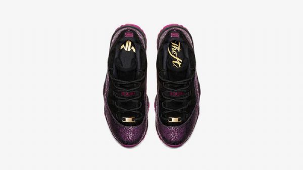Nike Air Jordan 11 Low Tops Rook To Queen Sko Til Mænd Sort Lilla