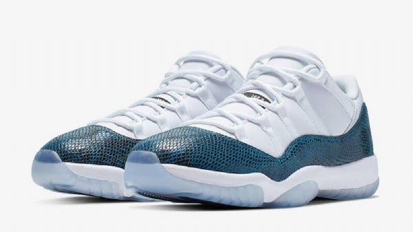 Nike Air Jordan 11 Low Tops Sko Til Mænd Blå