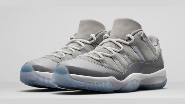 Nike Air Jordan 11 Low Tops Sko Til Mænd Grå