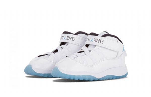 Nike Air Jordan 11 Retro Basketball Sko Til Børn Blå