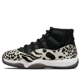 Nike Air Jordan 11 Retro Basketball Sko Til Damer Leopard