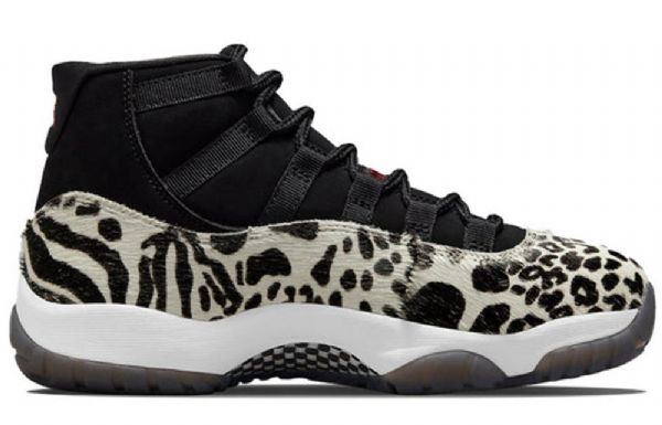Nike Air Jordan 11 Retro Basketball Sko Til Damer Leopard