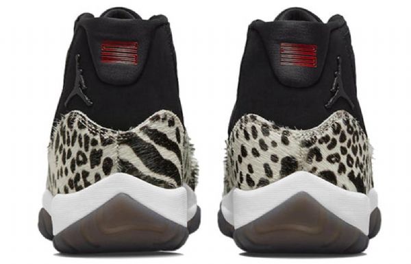 Nike Air Jordan 11 Retro Basketball Sko Til Damer Leopard