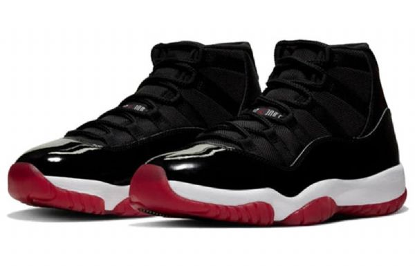 Nike Air Jordan 11 Retro Basketball Sko Til Mænd Sort Rød