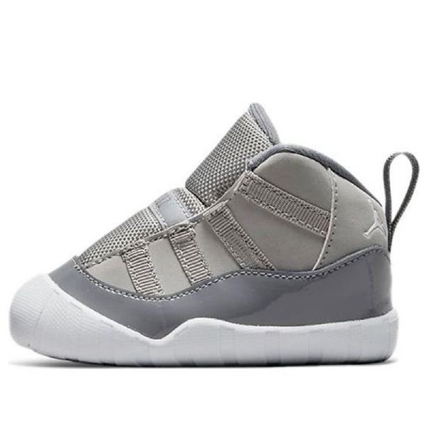 Nike Air Jordan 11 Retro Cb Basketball Sko Til Børn Grå