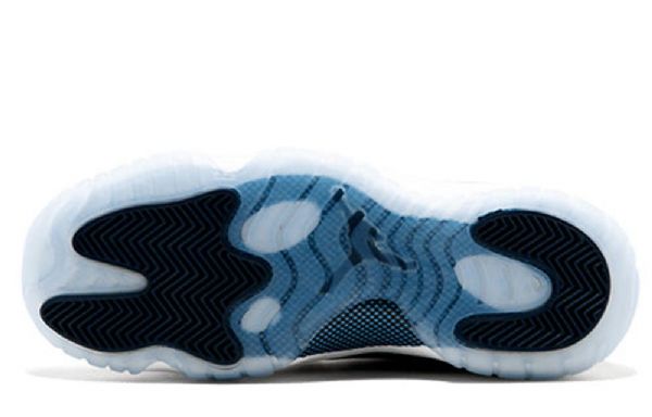 Nike Air Jordan 11 Retro Gs Basketball Sko Til Damer Hvid Marineblå