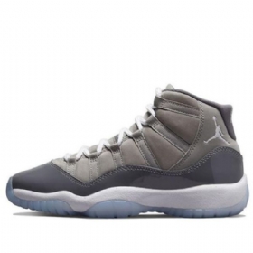 Nike Air Jordan 11 Retro Gs Basketball Sko Til Mænd Grå