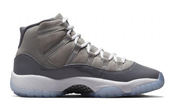 Nike Air Jordan 11 Retro Gs Basketball Sko Til Mænd Grå