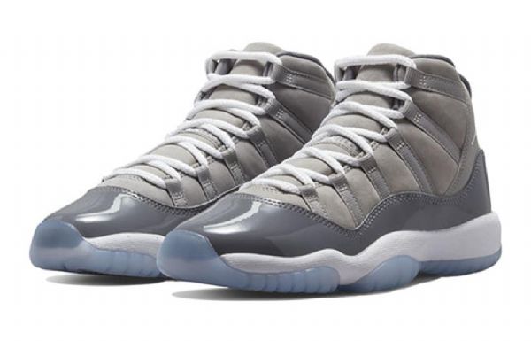 Nike Air Jordan 11 Retro Gs Basketball Sko Til Mænd Grå