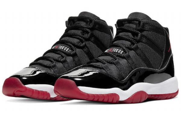 Nike Air Jordan 11 Retro Gs Basketball Sko Til Mænd Sort Rød