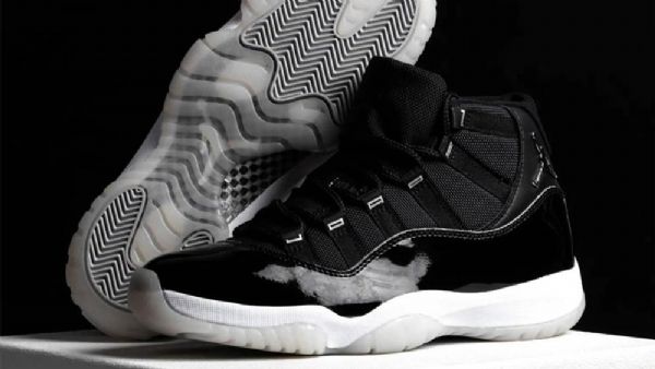 Nike Air Jordan 11 Retro Jubilee 25-års Jubilæumssko Til Mænd Sort
