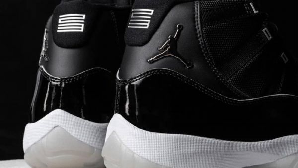 Nike Air Jordan 11 Retro Jubilee 25-års Jubilæumssko Til Mænd Sort