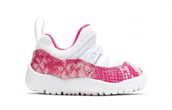 Nike Air Jordan 11 Retro Little Flex Td Basketballsko Til Børn Lyserød