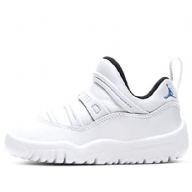 Nike Air Jordan 11 Retro Little Flex Td Sko Til Børn Hvid