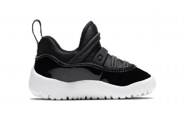 Nike Air Jordan 11 Retro Little Flex Td Sko Til Børn Sort