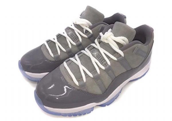 Nike Air Jordan 11 Retro Low Toppe Basketball Sko Til Damer Grå