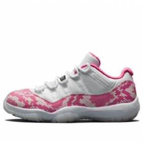 Nike Air Jordan 11 Retro Low Toppe Basketball Sko Til Damer Lyserød