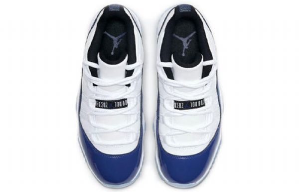 Nike Air Jordan 11 Retro Low Toppe Basketball Sko Til Damer Sort Hvid