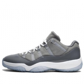 Nike Air Jordan 11 Retro Low Toppe Basketball Sko Til Mænd Grå