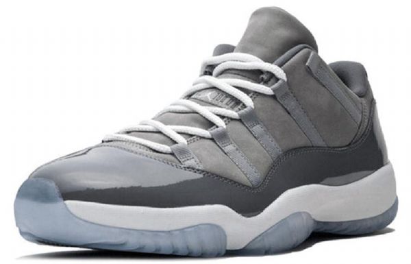 Nike Air Jordan 11 Retro Low Toppe Basketball Sko Til Mænd Grå