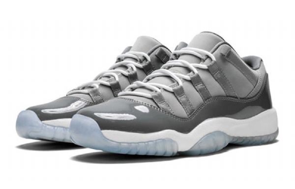Nike Air Jordan 11 Retro Low Toppe Bg Basketball Sko Til Mænd Grå