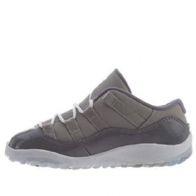 Nike Air Jordan 11 Retro Low Toppe Bt Basketball Sko Til Børn Grå