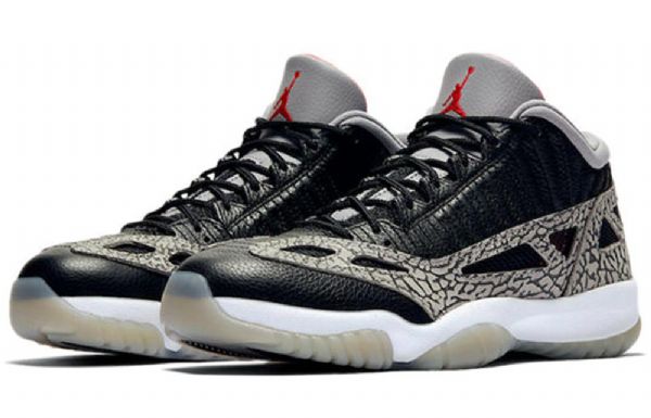 Nike Air Jordan 11 Retro Low Toppe Dvs Basketball Sko Til Mænd Sort