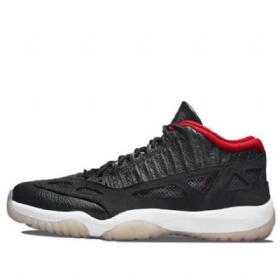 Nike Air Jordan 11 Retro Low Toppe Dvs Basketball Sko Til Mænd Sort Rød
