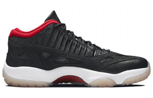 Nike Air Jordan 11 Retro Low Toppe Dvs Basketball Sko Til Mænd Sort Rød